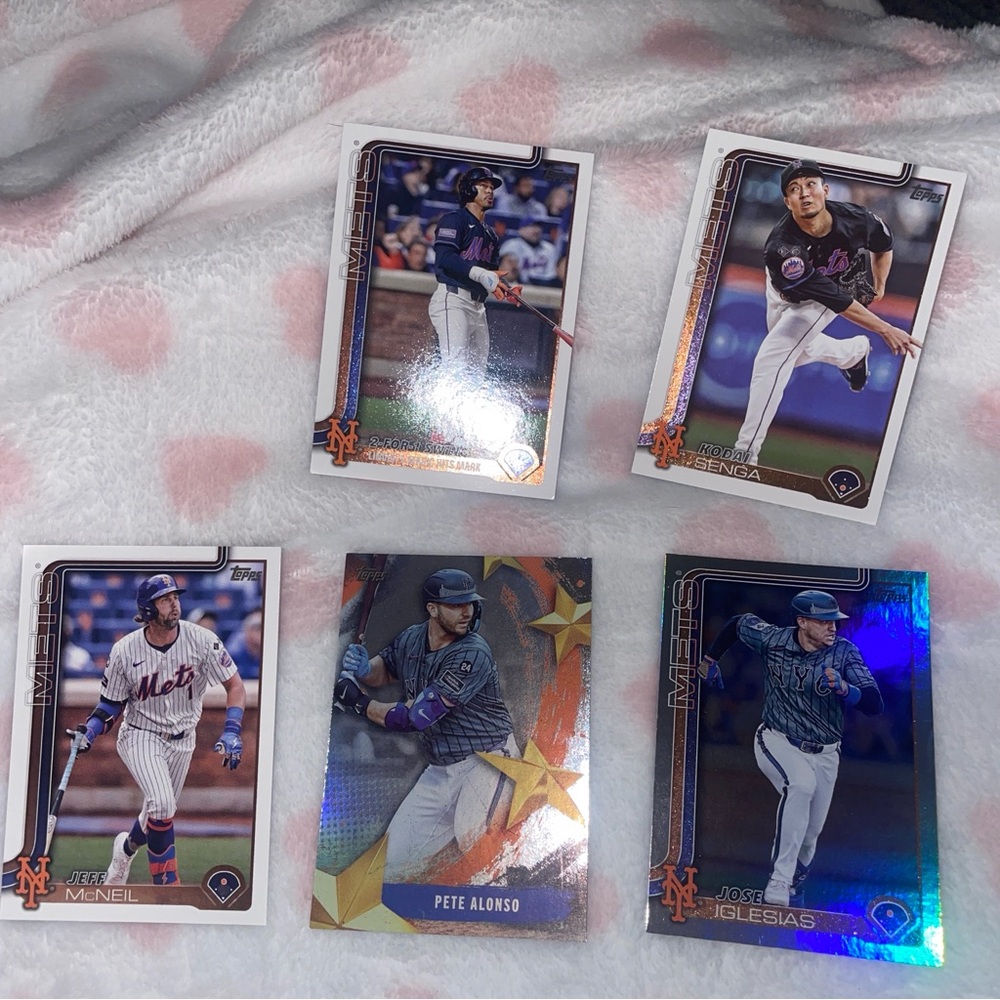New York Mets topps baseball card